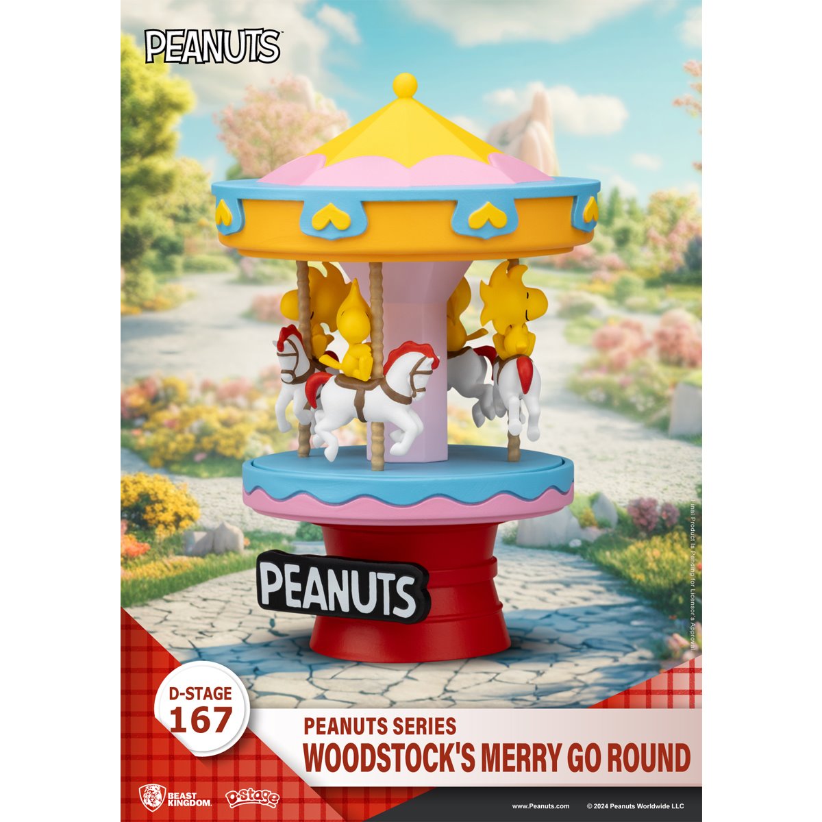 Peanuts Woodstock's Merry Go Round DS-167 D-Stage Statue