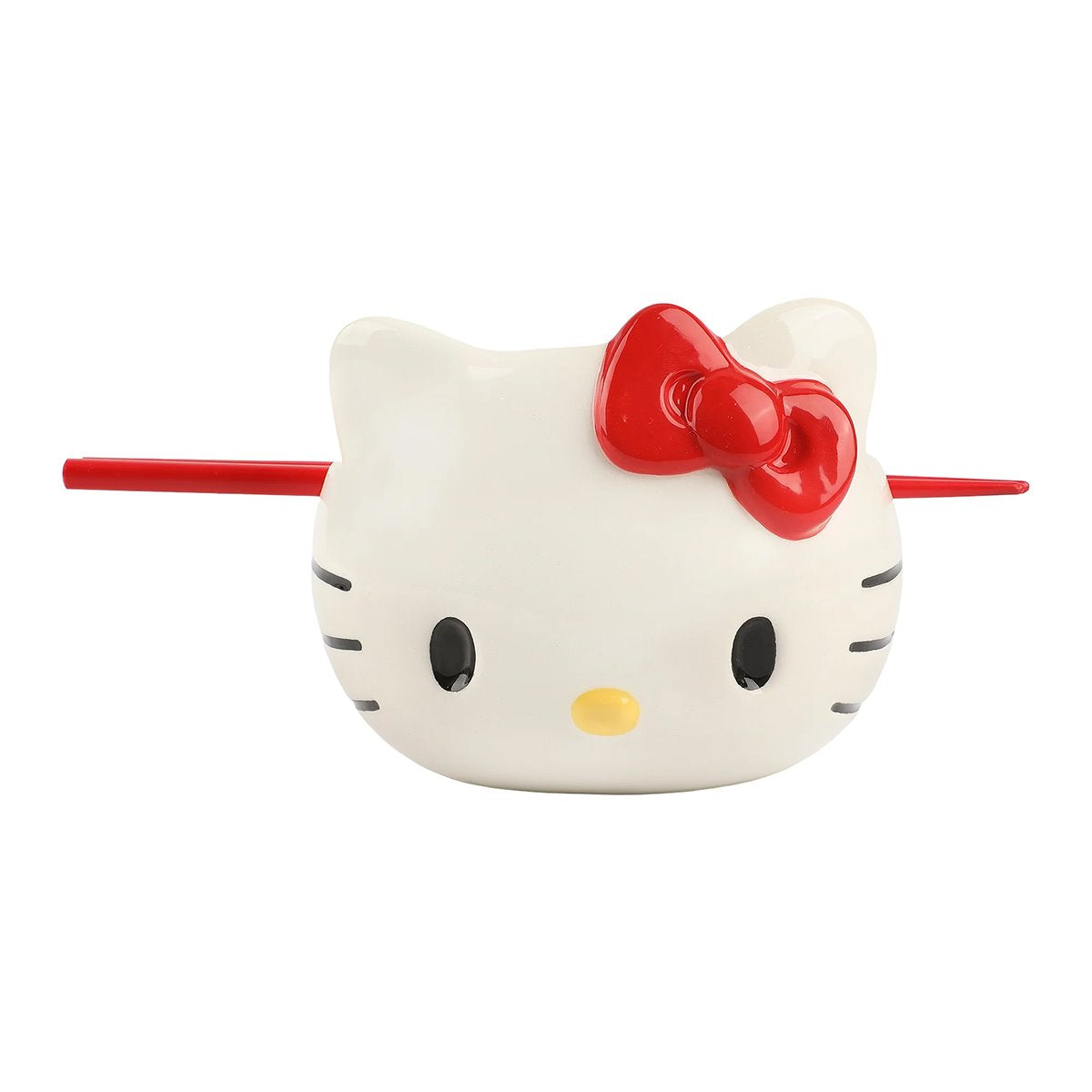 Hello Kitty Ceramic Ramen Bowl with Chopsticks