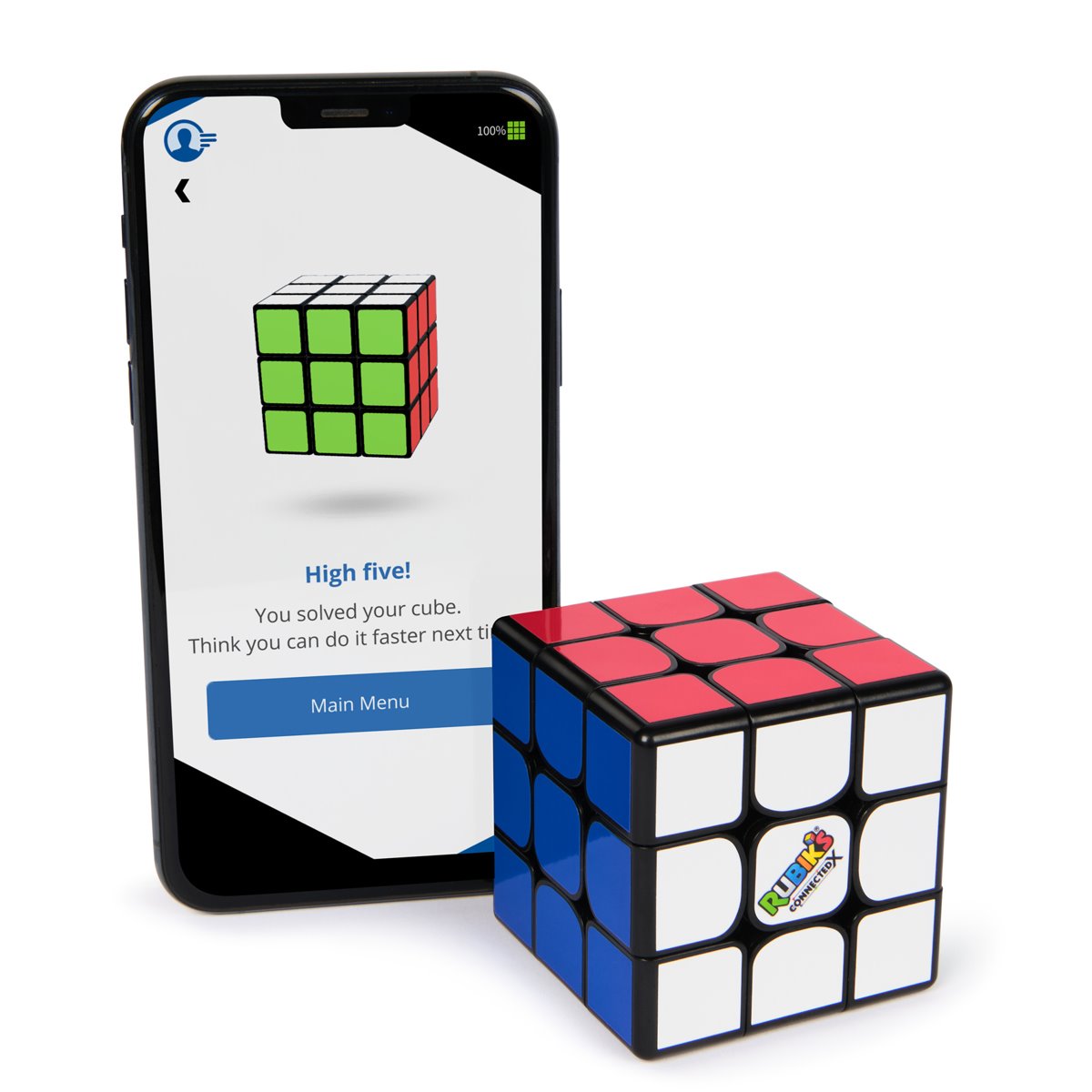 Original Rubik's Cube Connected Bluetooth-Enabled 3x3 Speed Cube with Guided Learning App