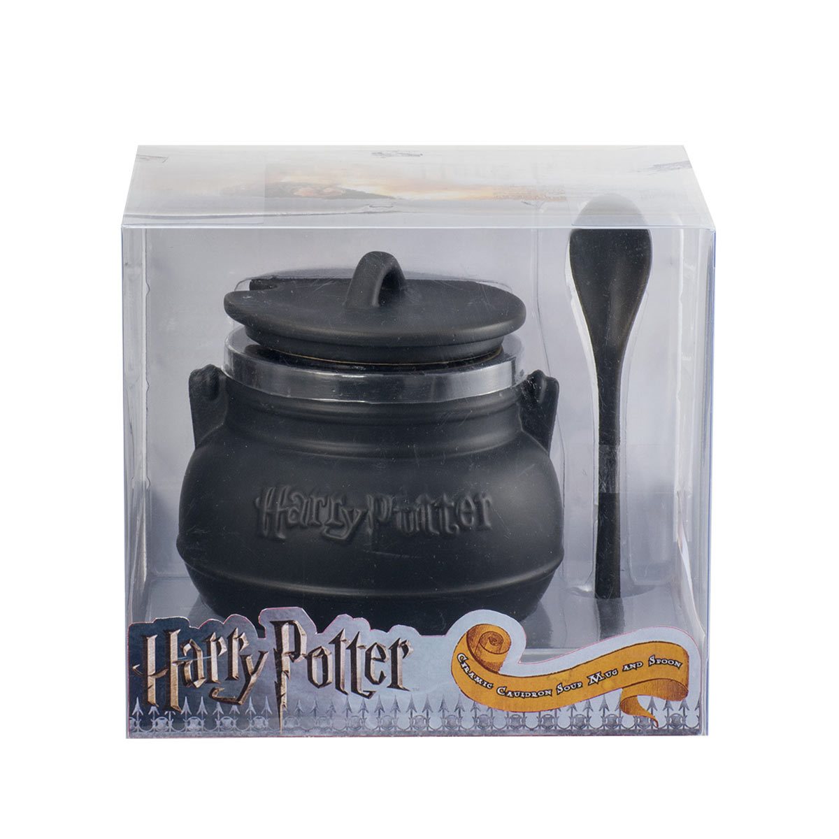 Harry Potter Cauldron Ceramic Mug with Spoon
