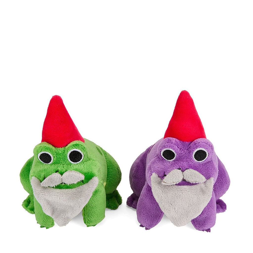Mushroom with Frog Gnomes 13-Inch Interactive Phunny Plush
