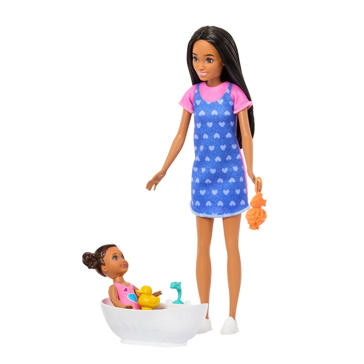 Barbie Family & Friends Bath Playset and Doll