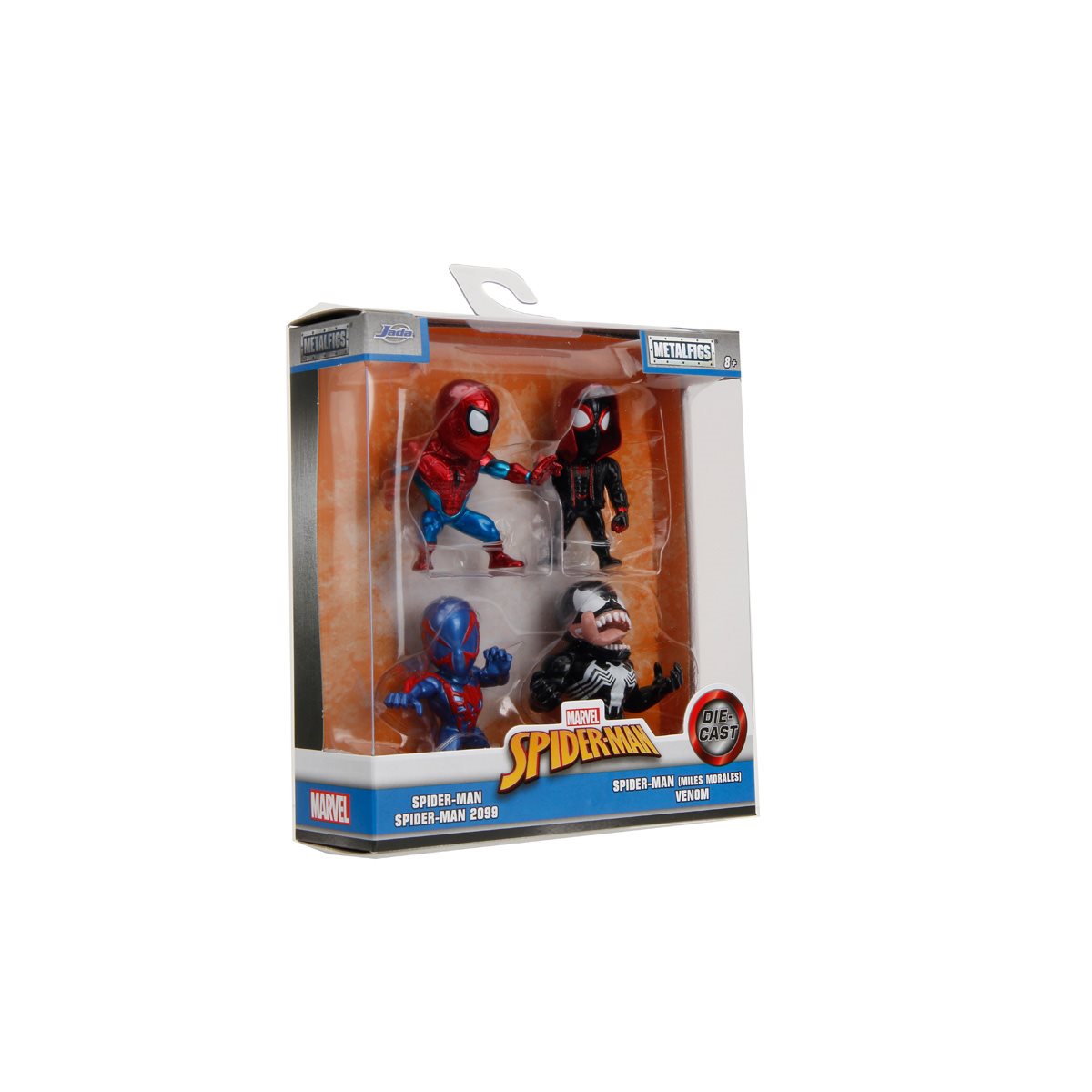 Marvel Spider-Man MetalFigs Die-Cast Metal 2 1/2-Inch Mini-Figure 4-Pack