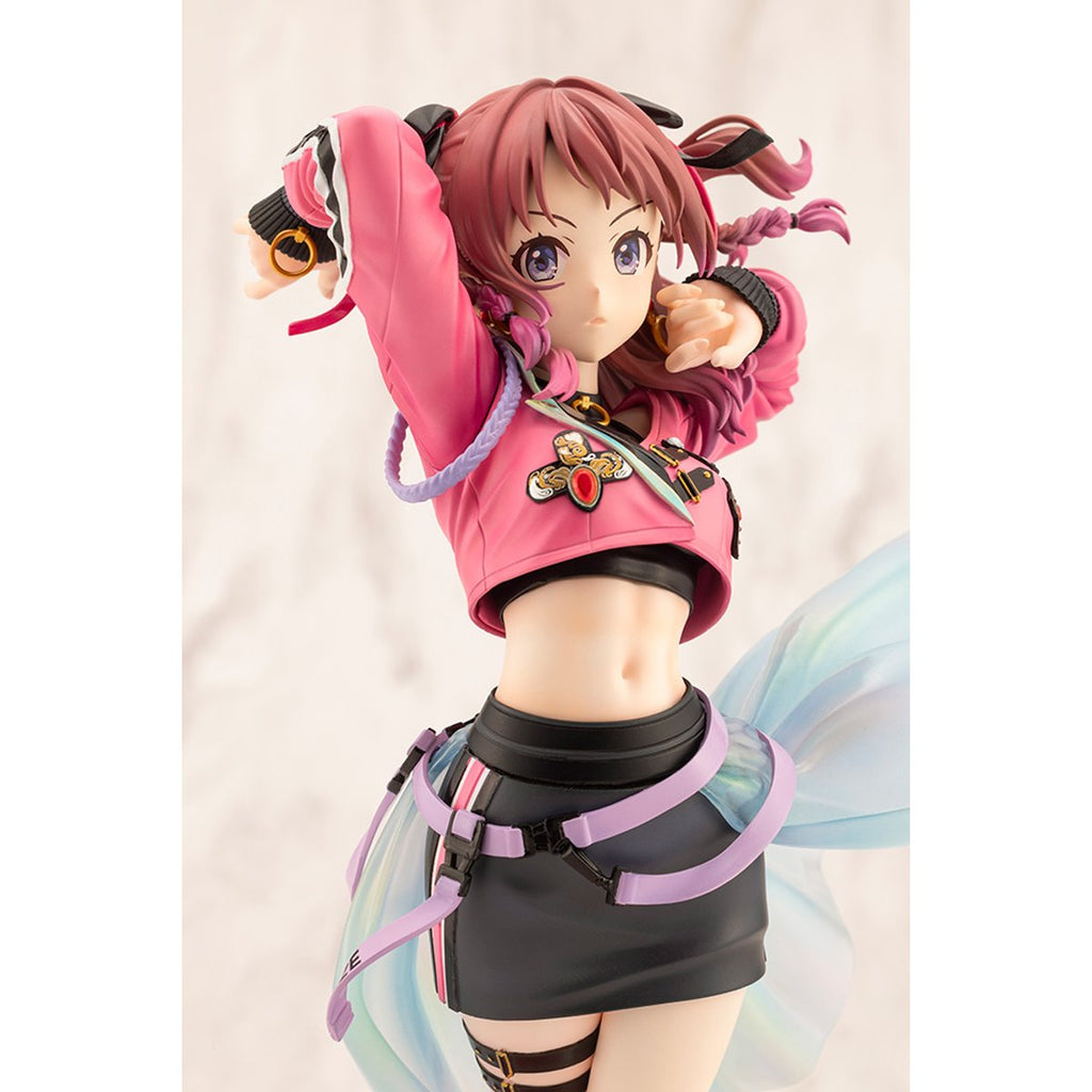 The Idolmaster Gakuen Saki Hanami Fighting My Way 1:7 Scale Statue