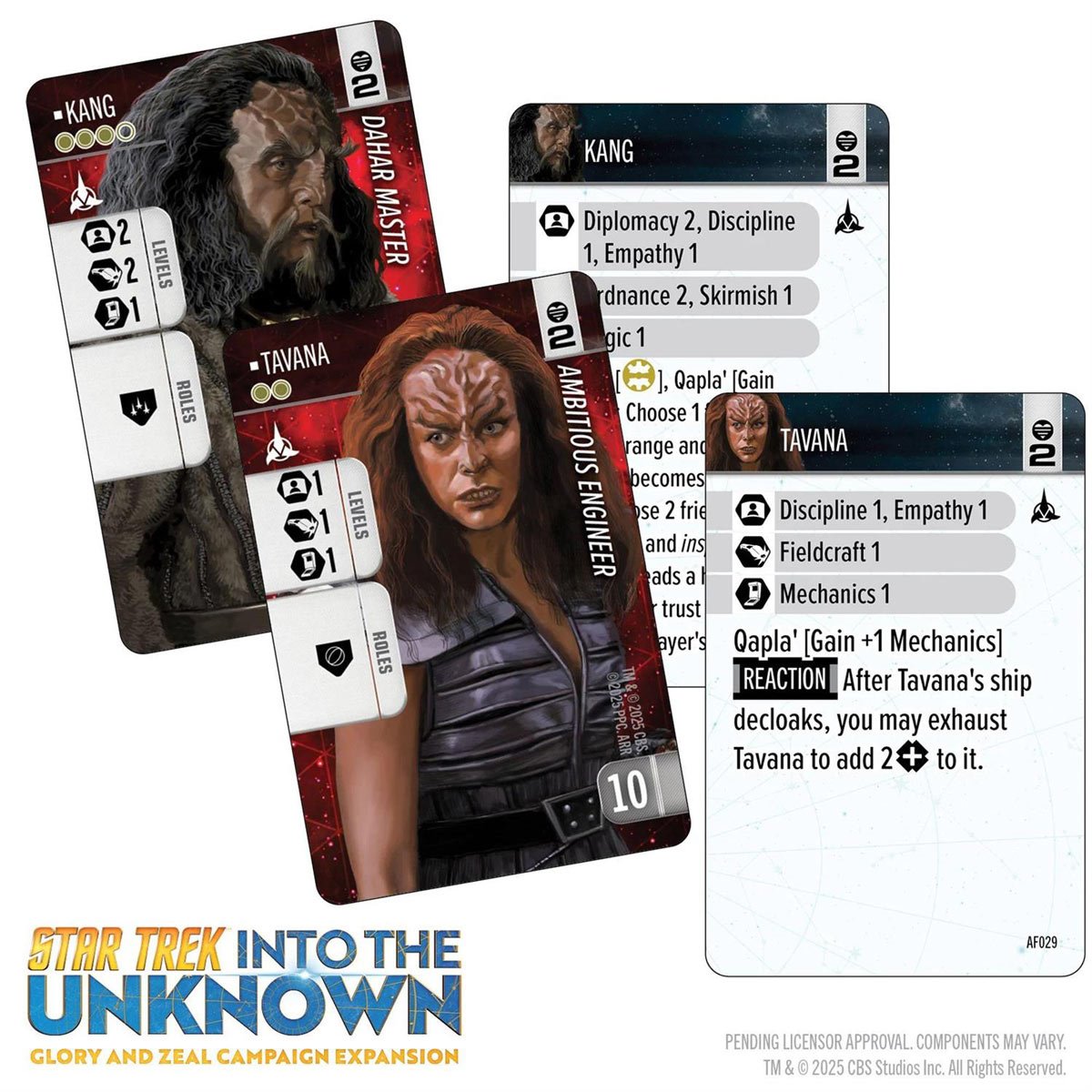 Star Trek: Into the Unknown Glory and Zeal Campaign Expansion Accessory Pack