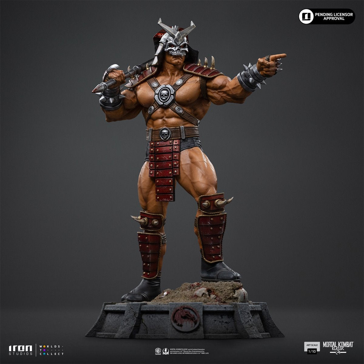 Mortal Kombat Shao Kahn Emperor of Outworld 1:10 Art Scale Limited Edition Statue