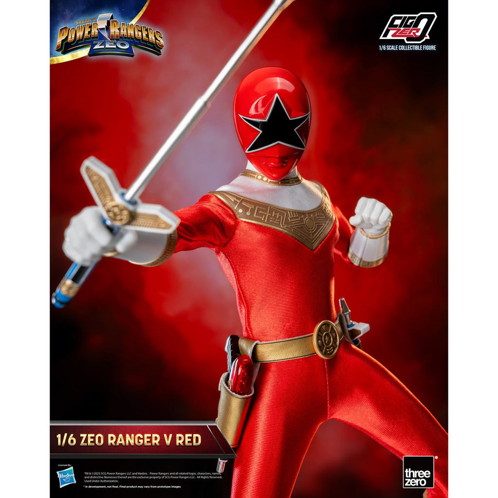 Power Rangers Zeo Red Zeo Ranger V FigZero 1:6 Scale Action Figure