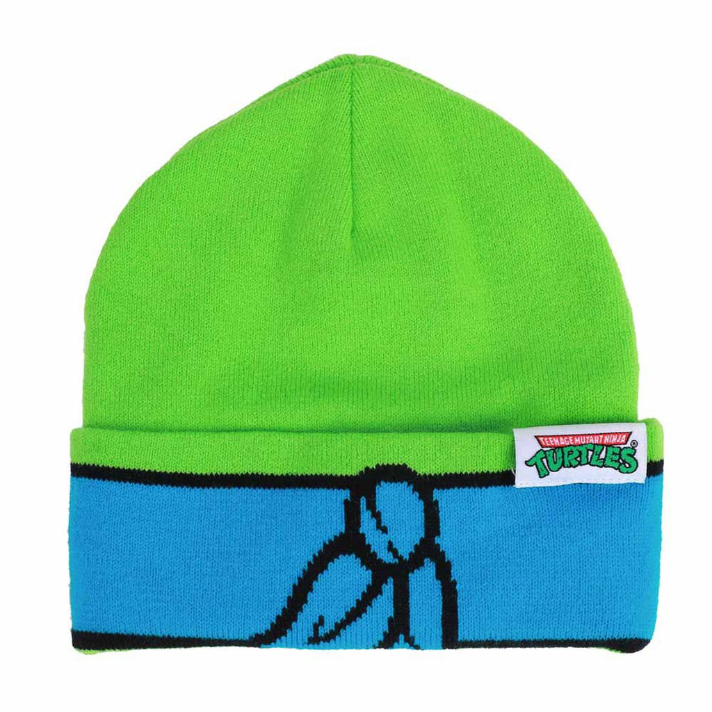 Teenage Mutant Ninja Turtles Leonardo Cosplay Roll Down Beanie