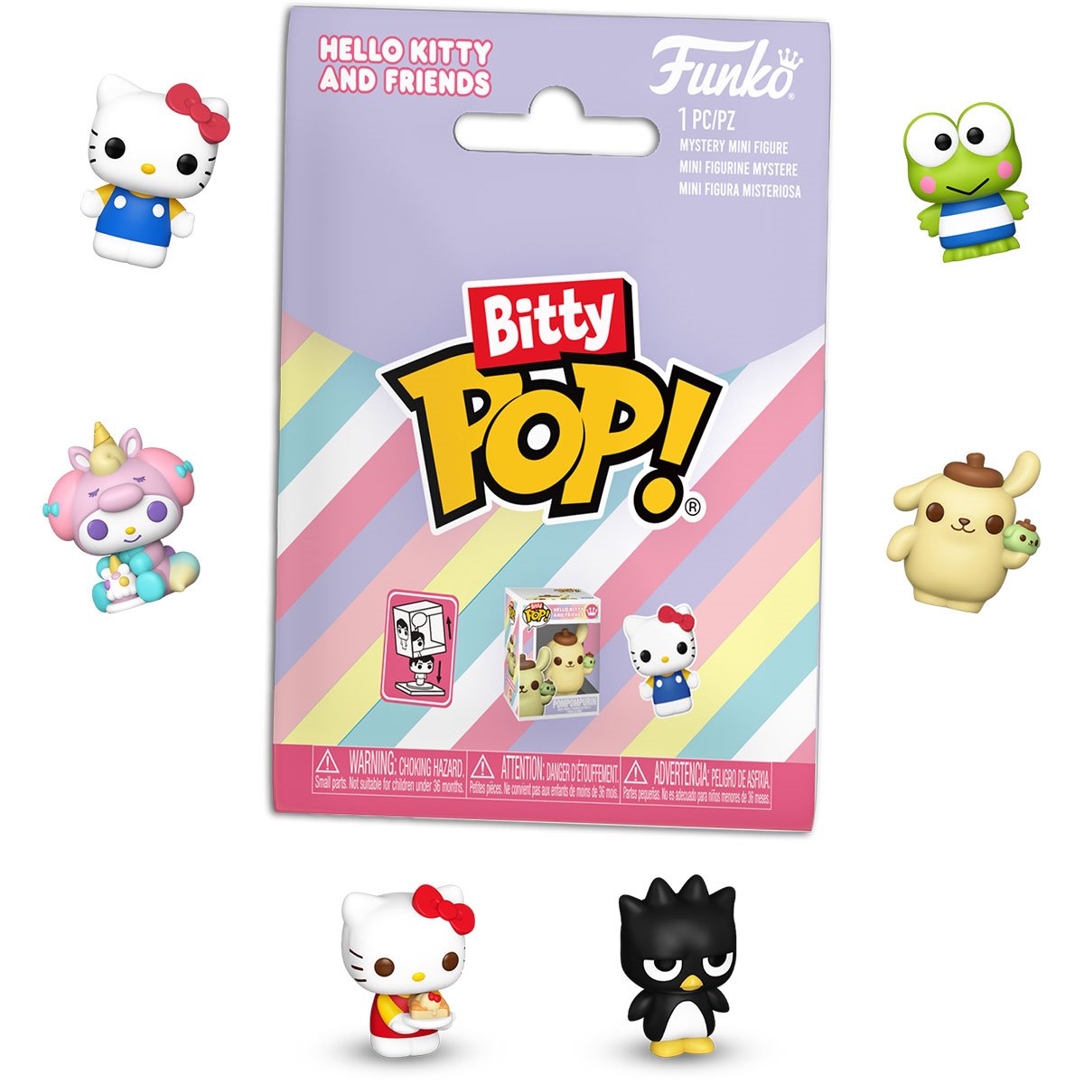 Sanrio Funko Bitty Pop! Mini-Figure Singles Display Case of 32