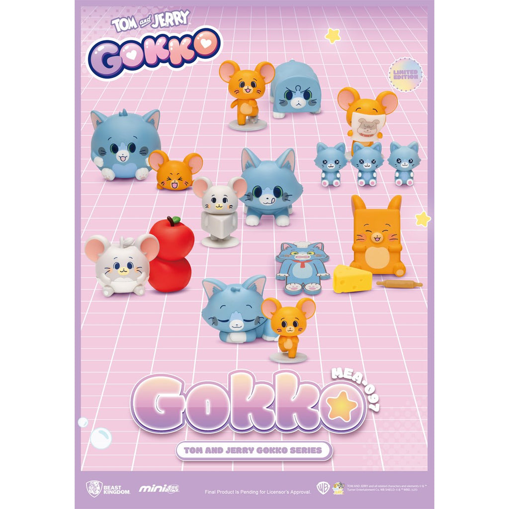 Tom and Jerry Gokko MEA-097 Mini-Figure Blind Box Case of 6