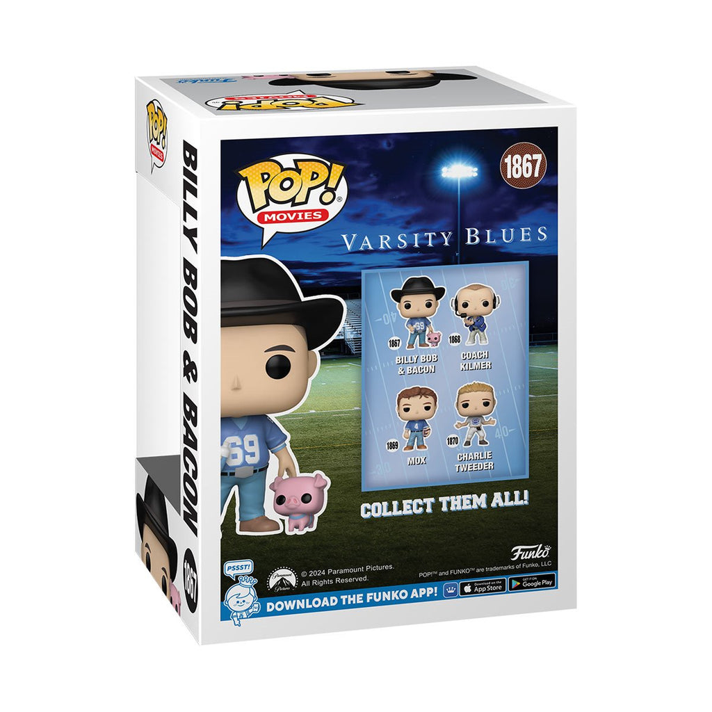 Varsity Blues Billy Bob and Bacon Funko Pop! Vinyl Figure and Buddy #1867