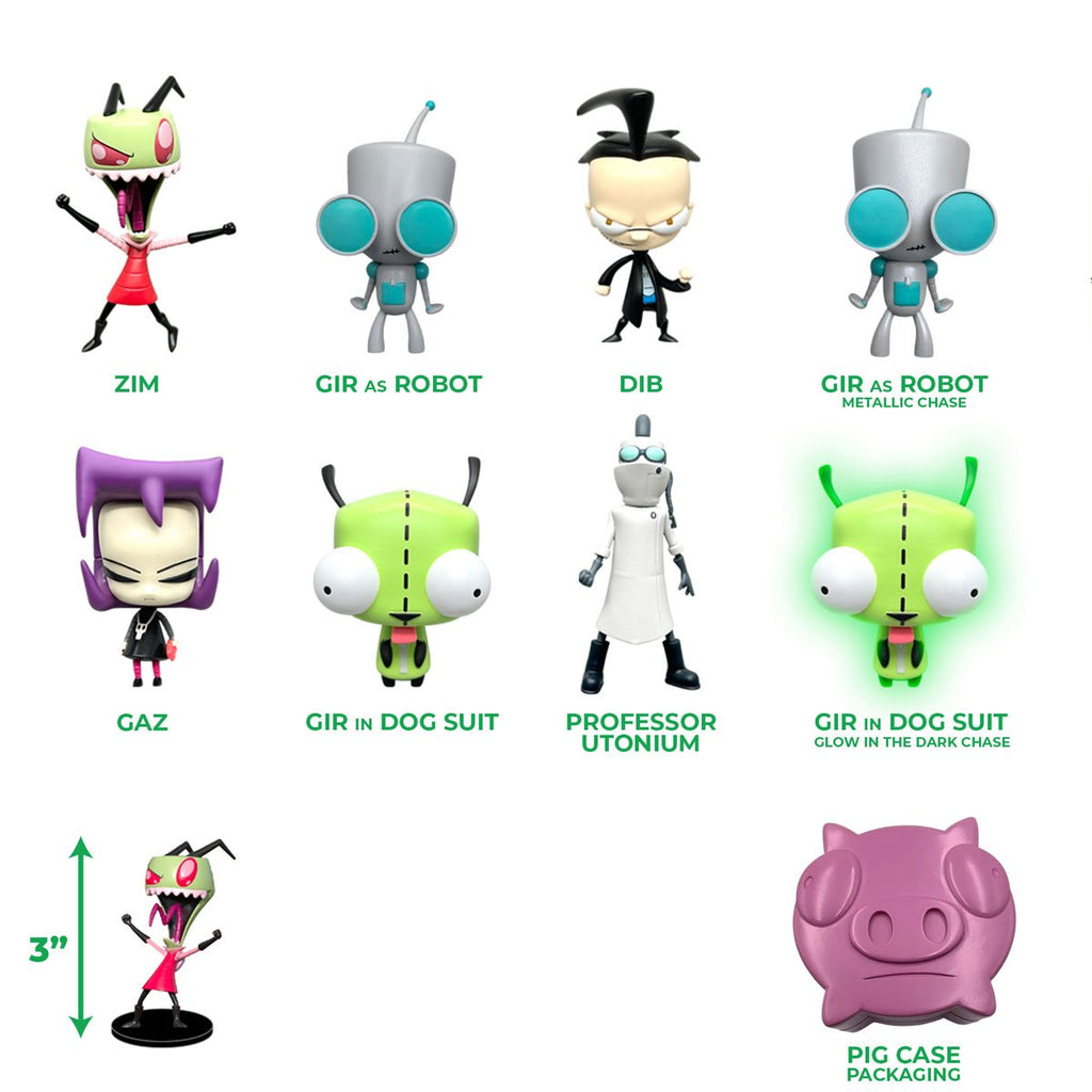 Invader Zim Series 1.5  3-Inch Vinyl Mystery Blind Box Mini-Figure Case of 24