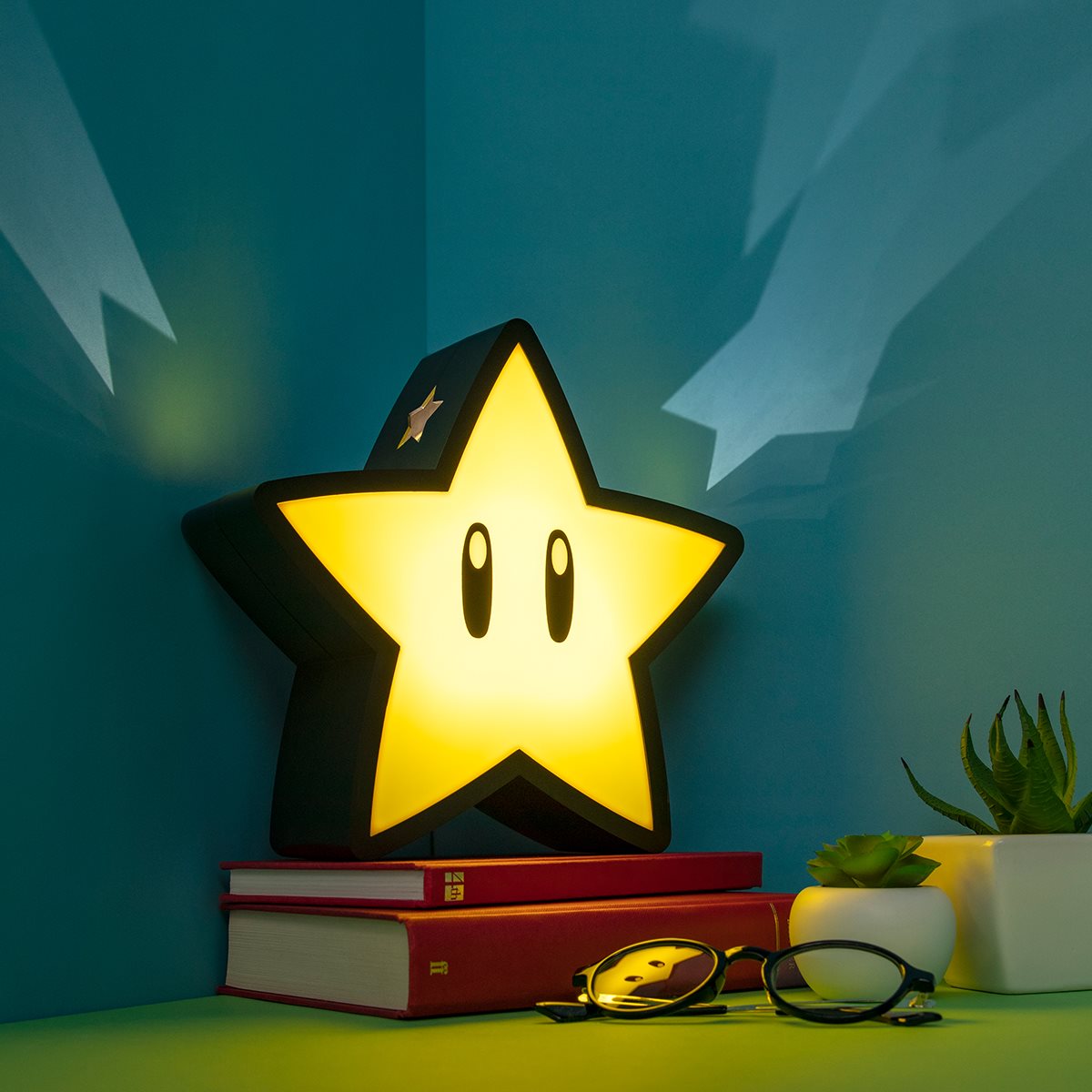 Super Mario Super Star Projection Light Lamp