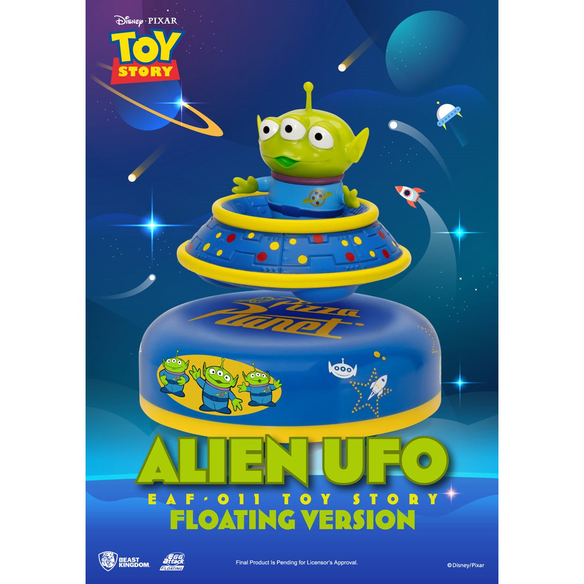 Toy Story Alien UFO Floating Version EAF-011 Egg Attack Floating Statue