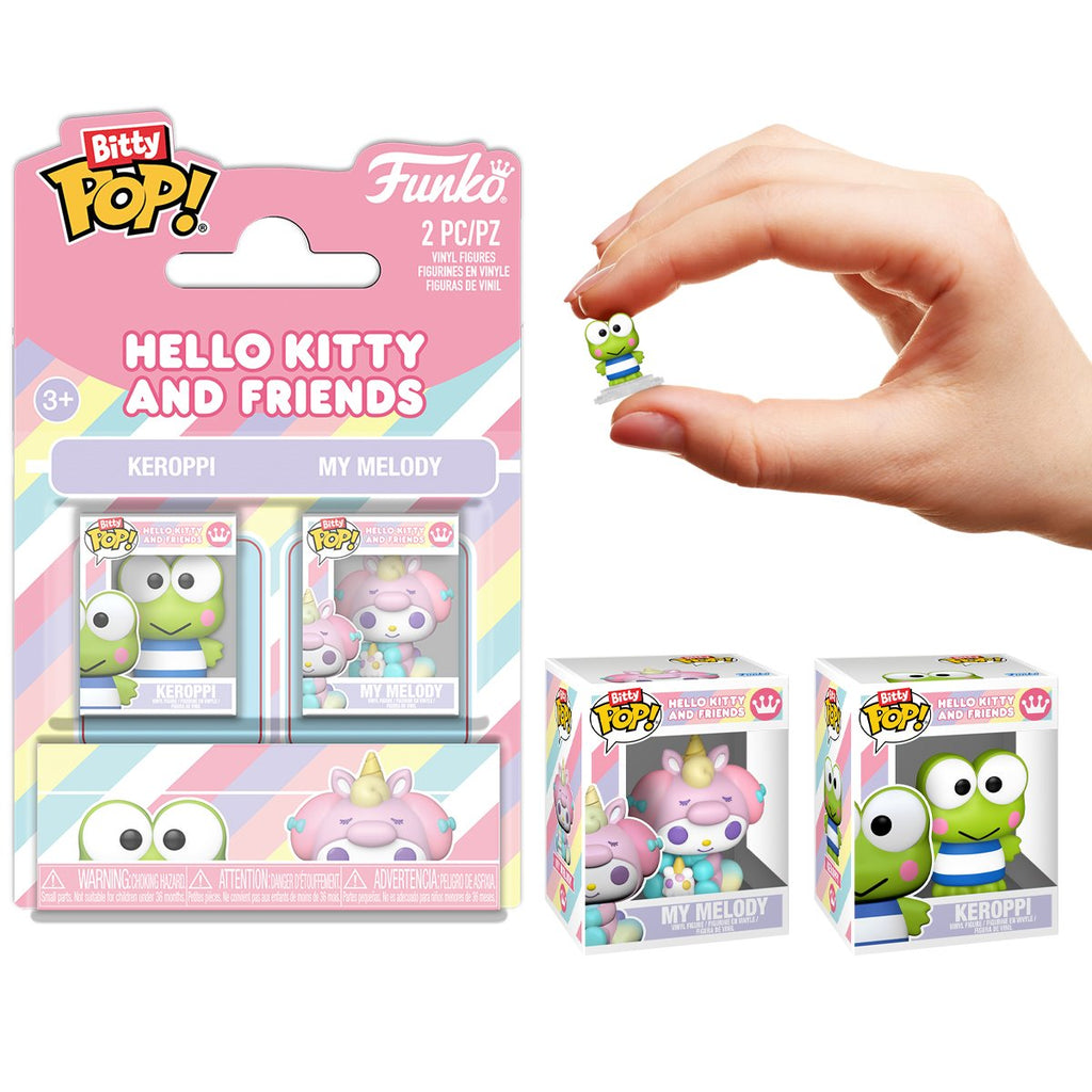 Sanrio Hello Kitty and Friends Keroppi and My Melody Funko Bitty Pop! Mini-Figure 2-Pack