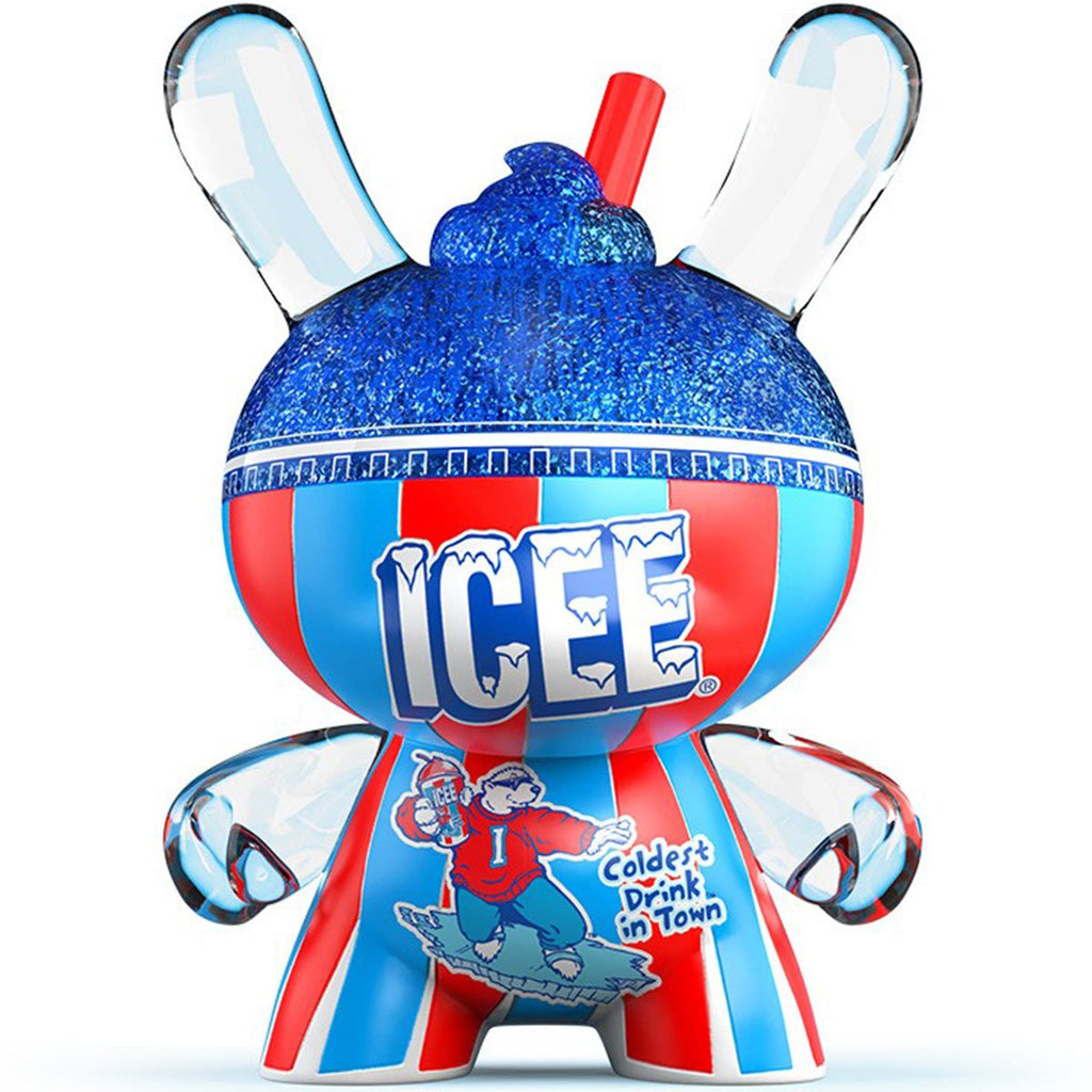 Kidrobot x ICEE Blue Raspberry ICEE 3-Inch Resin Dunny Art Statue