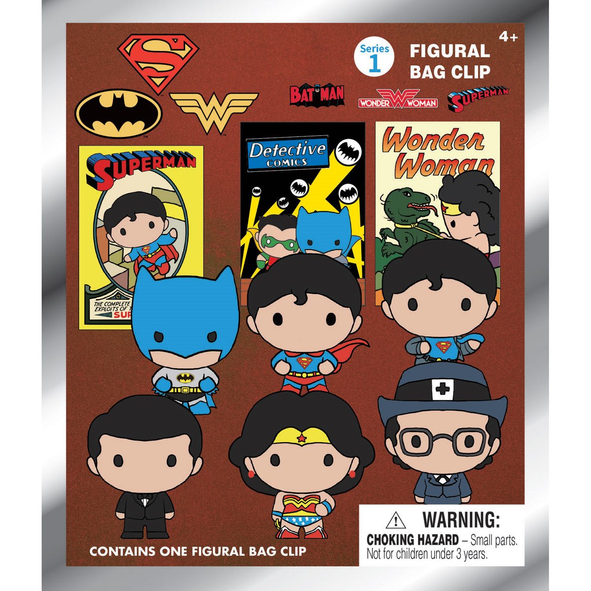 DC Classic Series 1 3D Foam Bag Clip Display Case of 24