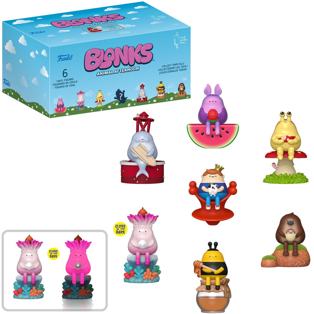 Blonks: Animal Afternoon Premium Blind-Box Vinyl Figure Case of 6