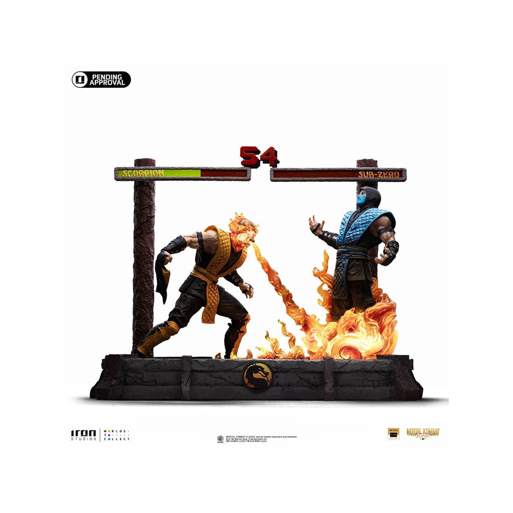 Mortal Kombat Scorpion Fatality 1:10 Deluxe Art Scale Limited Edition Statue