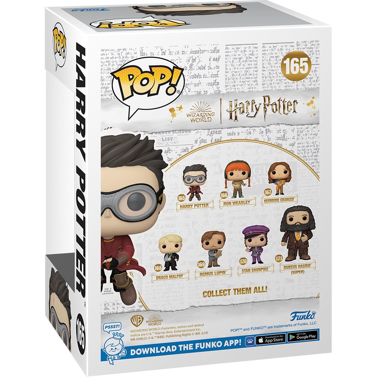 Harry Potter and the Prisoner of Azkaban Harry Potter with Broom (Quidditch) Funko Pop! Vinyl Figure #165