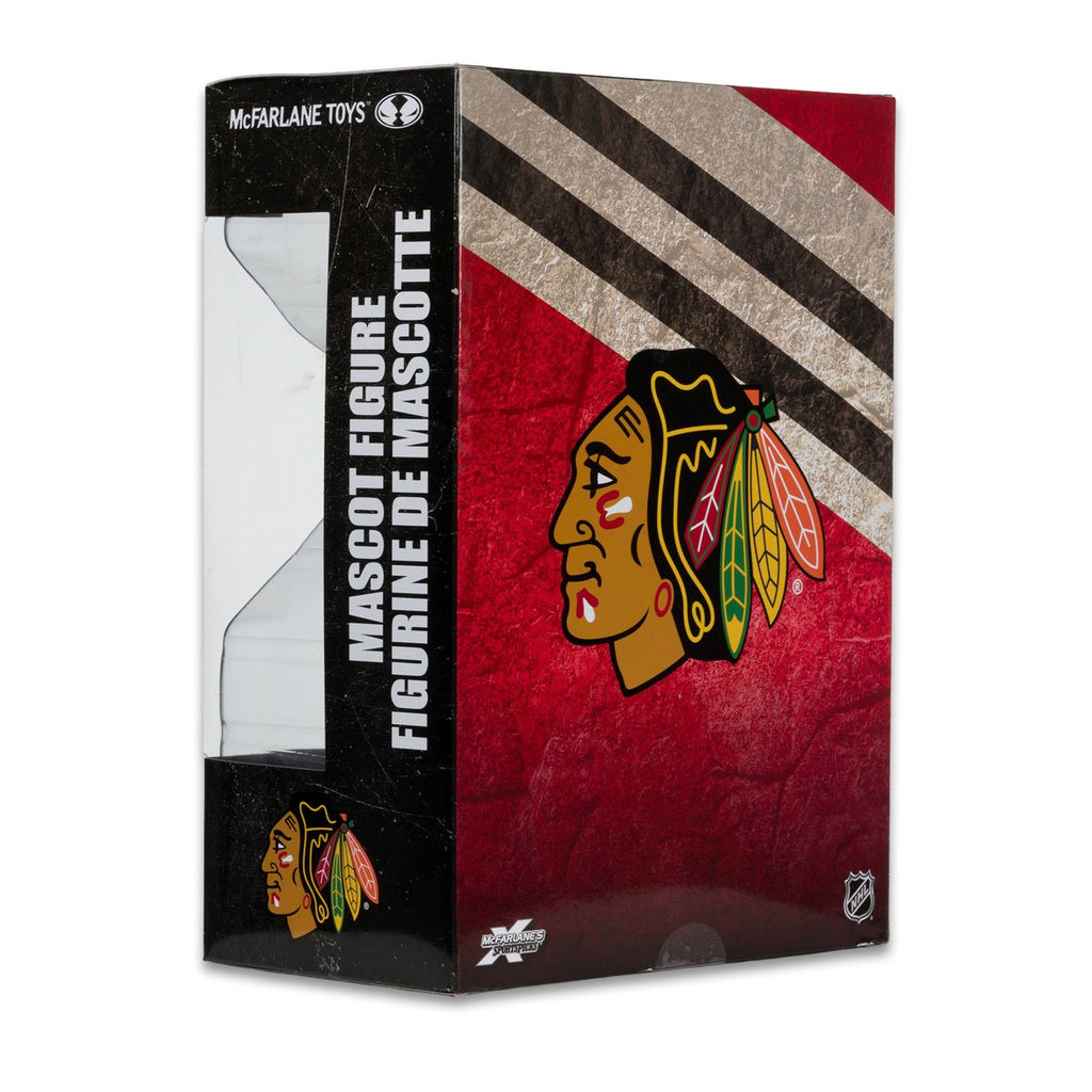 NHL Chicago Blackhawks Tommy Hawk Mascot Posed Figure