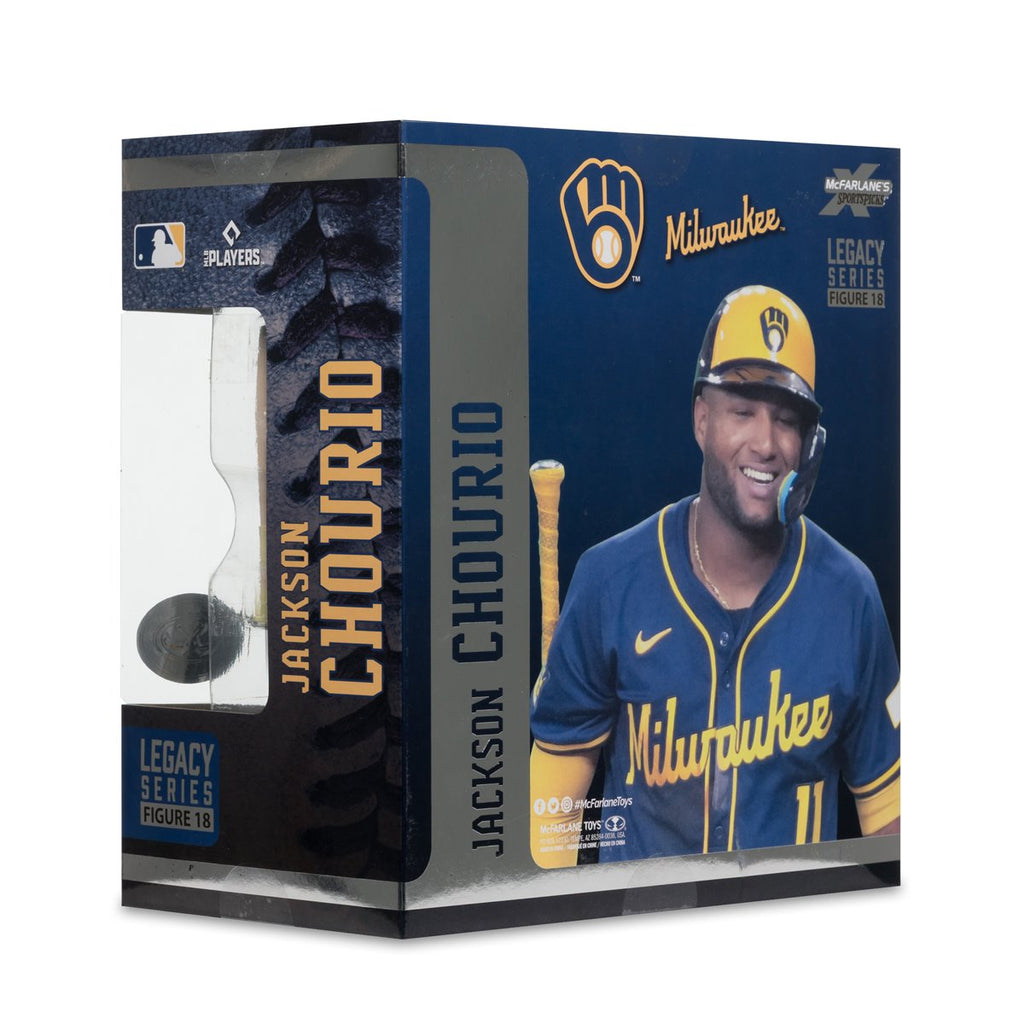 MLB SportsPicks Milwaukee Brewers Jackson Chourio 7-Inch Posed Figure Case of 6