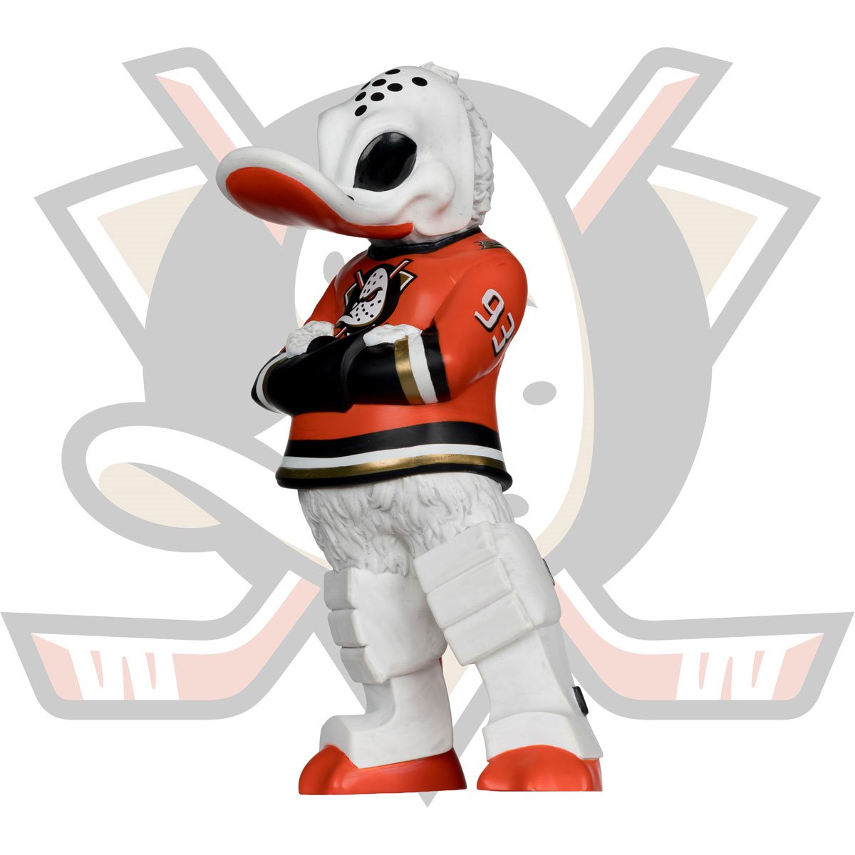 NHL Anaheim Ducks Wild Wing Mascot Posed Figure