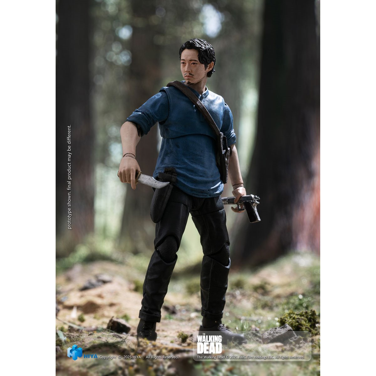 The Walking Dead Glenn Exquisite Mini Series 1:18 Scale Action Figure
