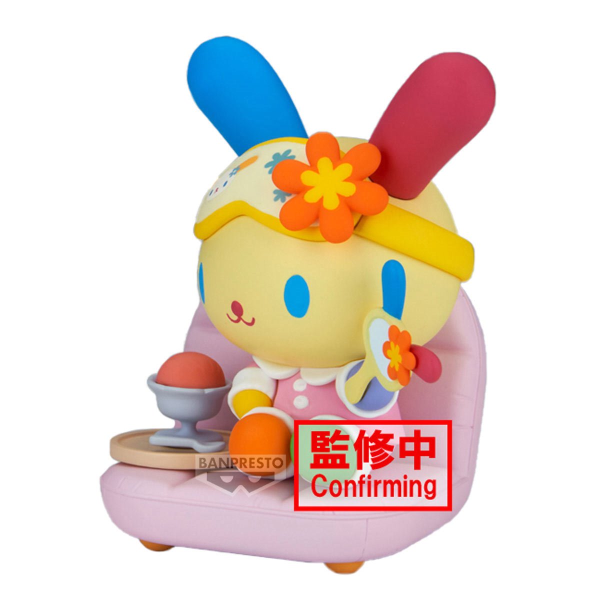 Sanrio Usahana Nakayoshi Memories Relaxing Time at Home Statue