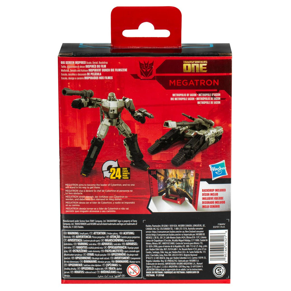 Transformers Toys Studio Series Deluxe Transformers One Megatron