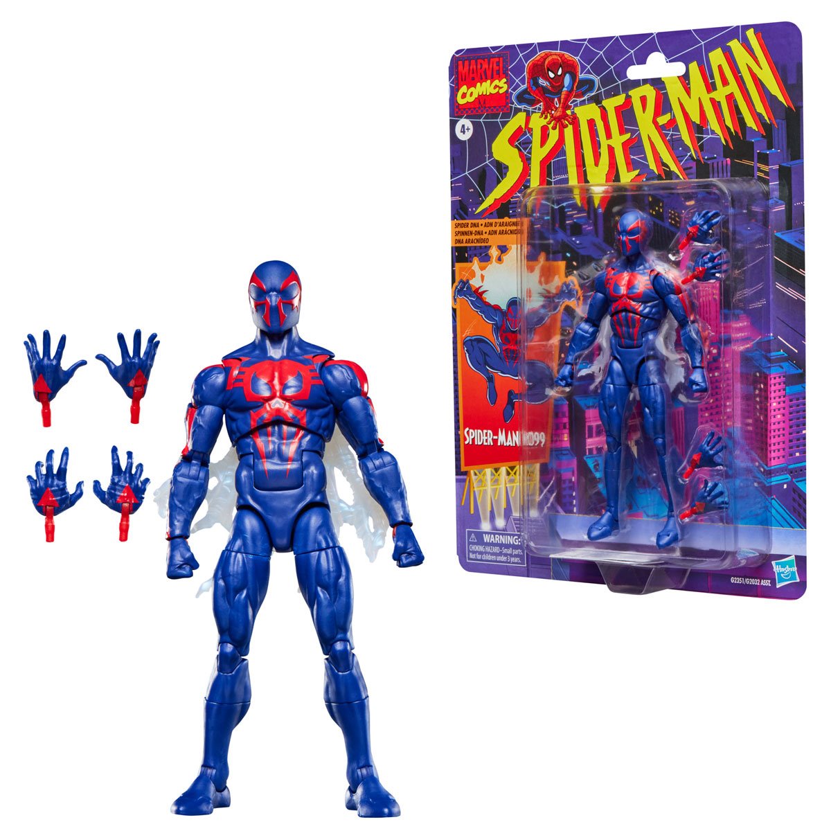 Spider-Man Marvel Legends Retro Cardback 6-Inch Action Figures 2026 Wave 1 Case of 6