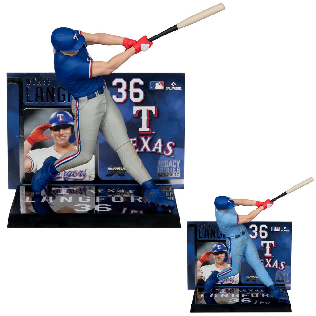 MLB SportsPicks Texas Rangers Wyatt Langford 7-Inch Posed Figure