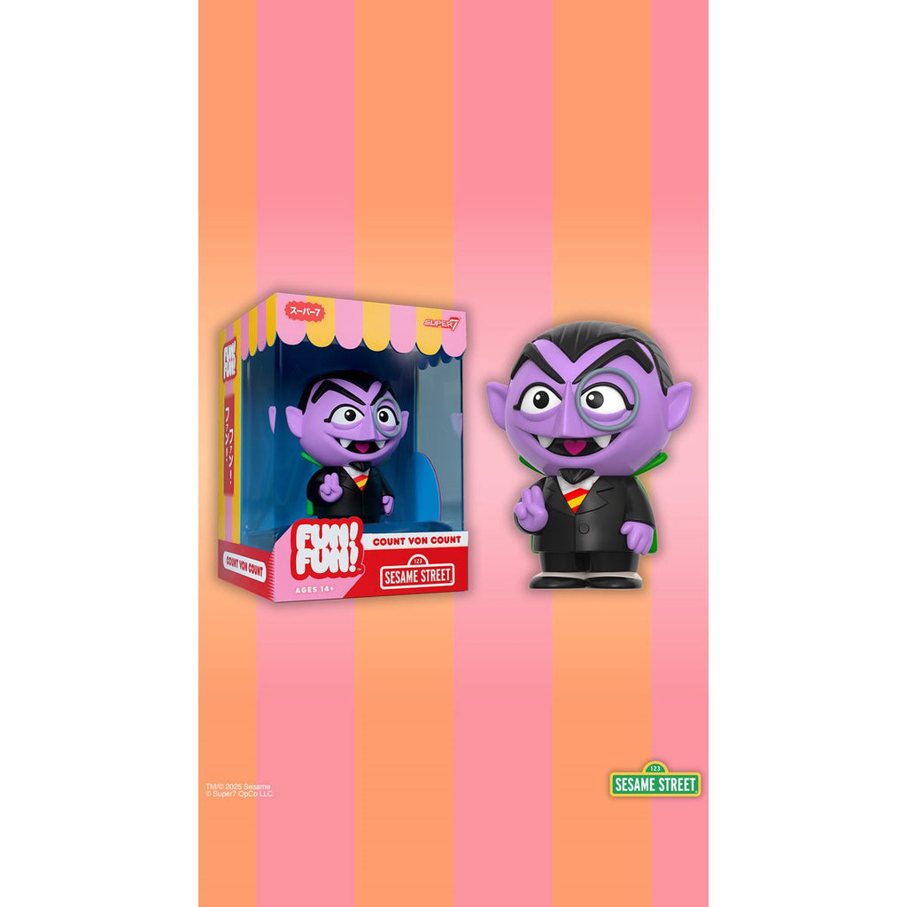 Sesame Street Count Von Count FUN! FUN! Vinyl Figure