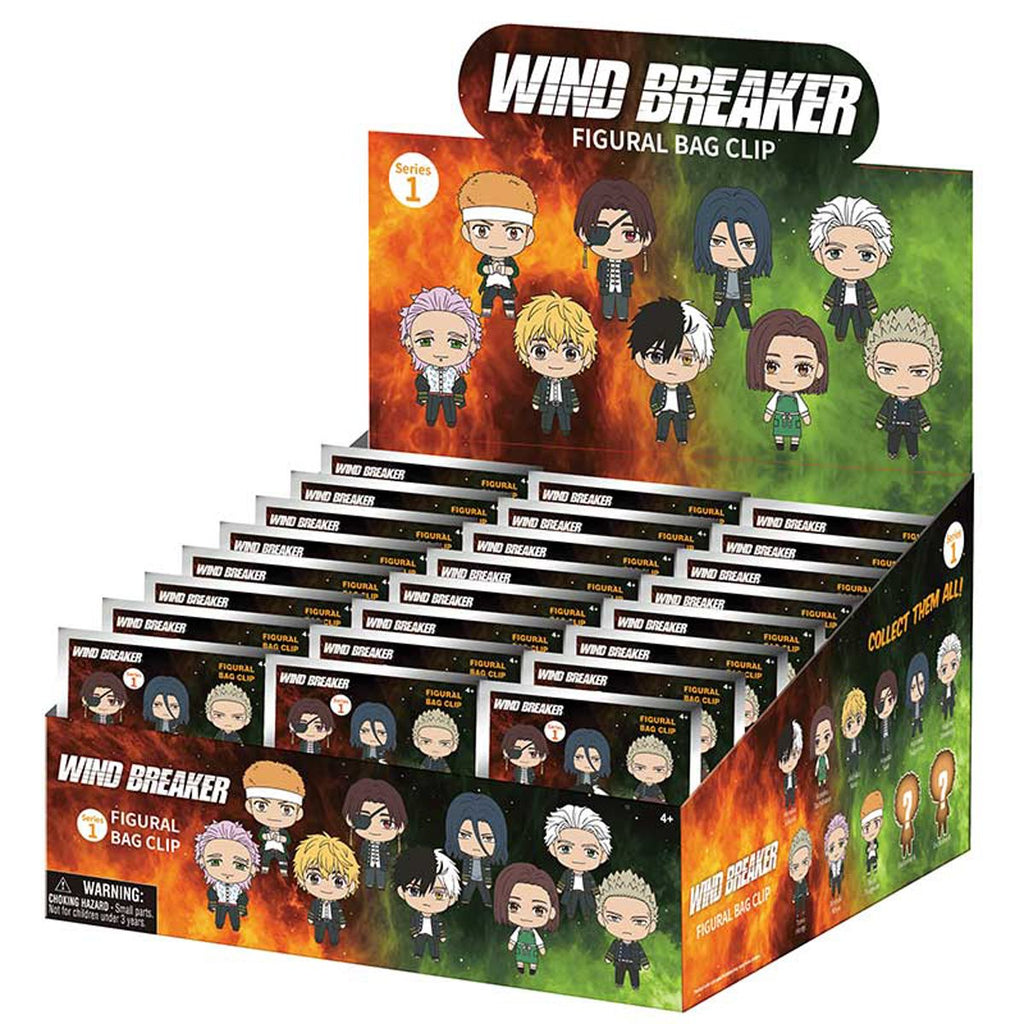 Wind Breaker 3D Foam Bag Clip Random 6-Pack