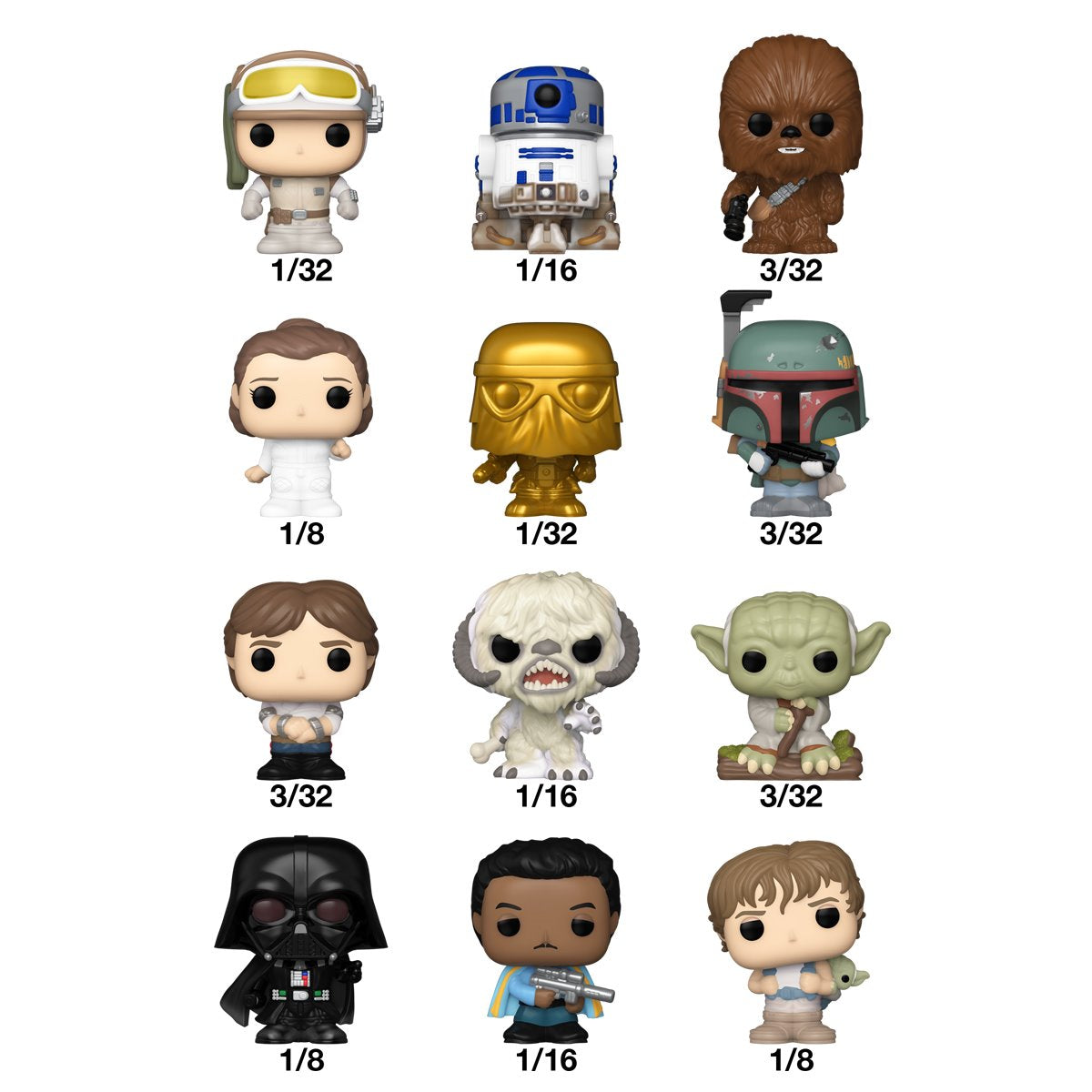 Star Wars Funko Bitty Pop! Singles Wave 2 - Random 8-Pack