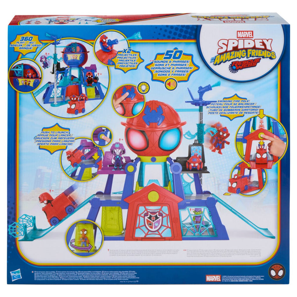 Spidey and his Amazing Friends Rescue-Webs Web-Quarters Playset