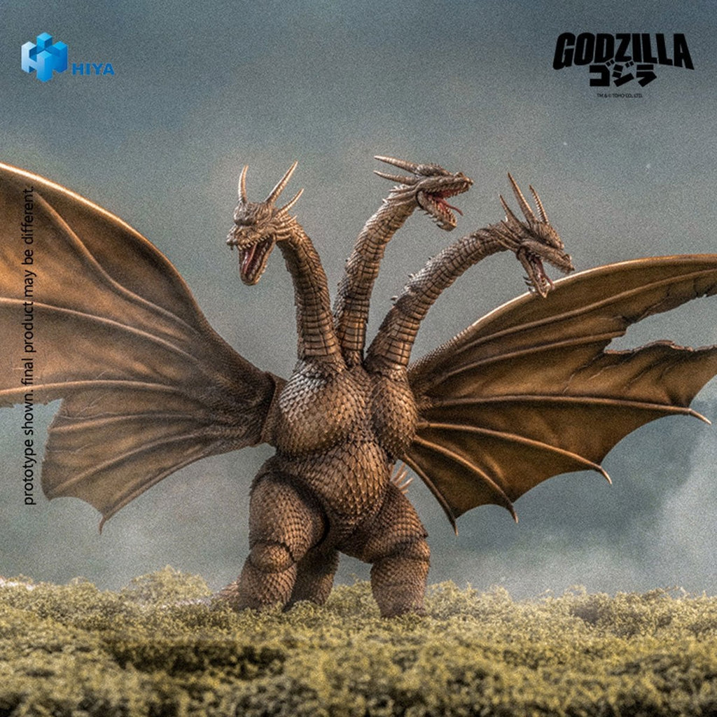 Godzilla vs. King Ghidorah 1991 King Ghidorah Battle Damaged Exquisite Basic Series Action Figure