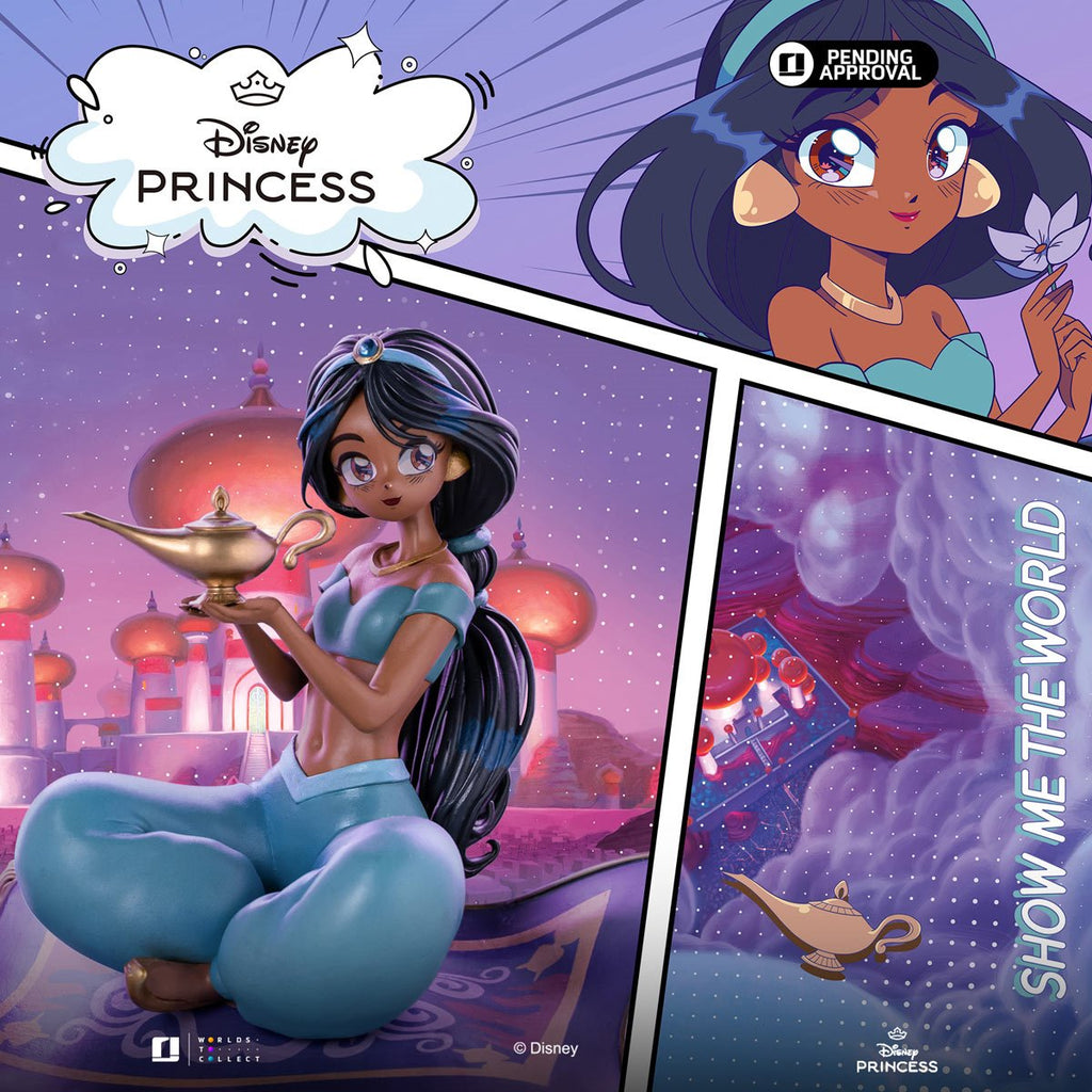 Aladdin Jasmine Anime Princess PVC Statue