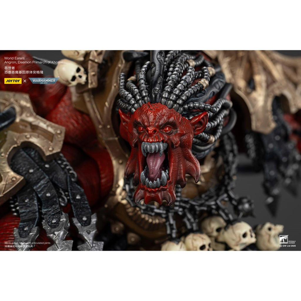 Joy Toy Warhammer 40,000 World Eaters Angron Daemon Primarch of Khorne 1:18 Scale Action Figure