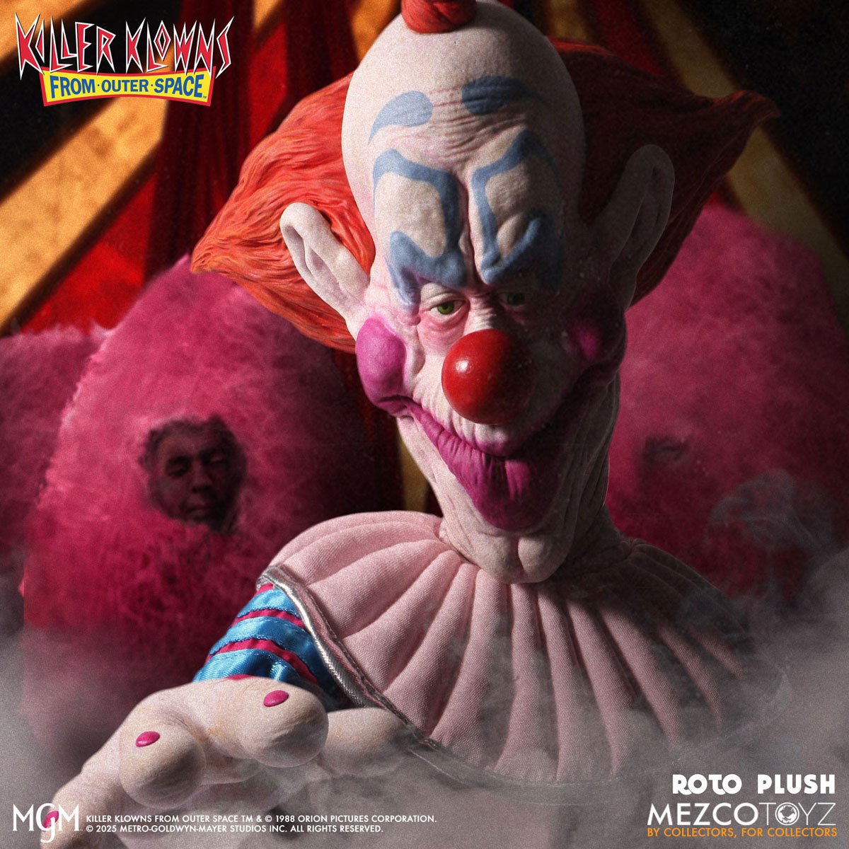 Killer Klowns From Outer Space Slim Mezco Designer Series 18-Inch Roto Plush Doll