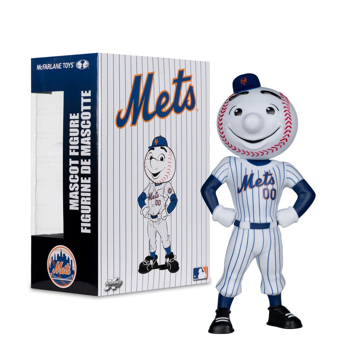 MLB SportsPick New York Mets Mr. Met Mascot 7-Inch Posed Figure