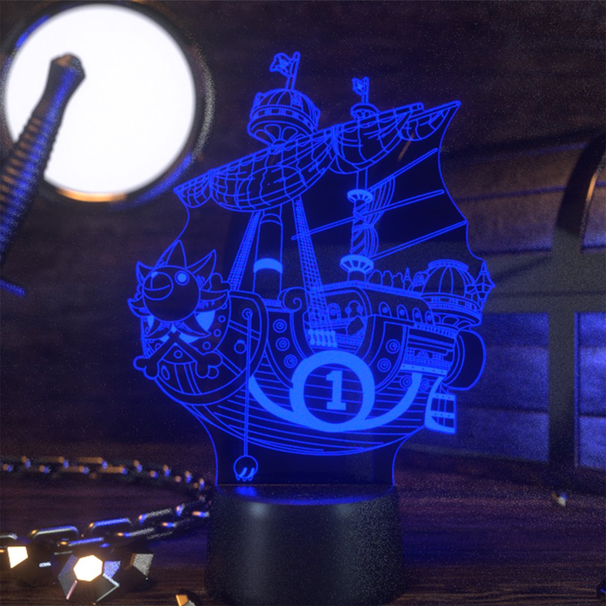 One Piece Thousand Sunny Otaku Lamp