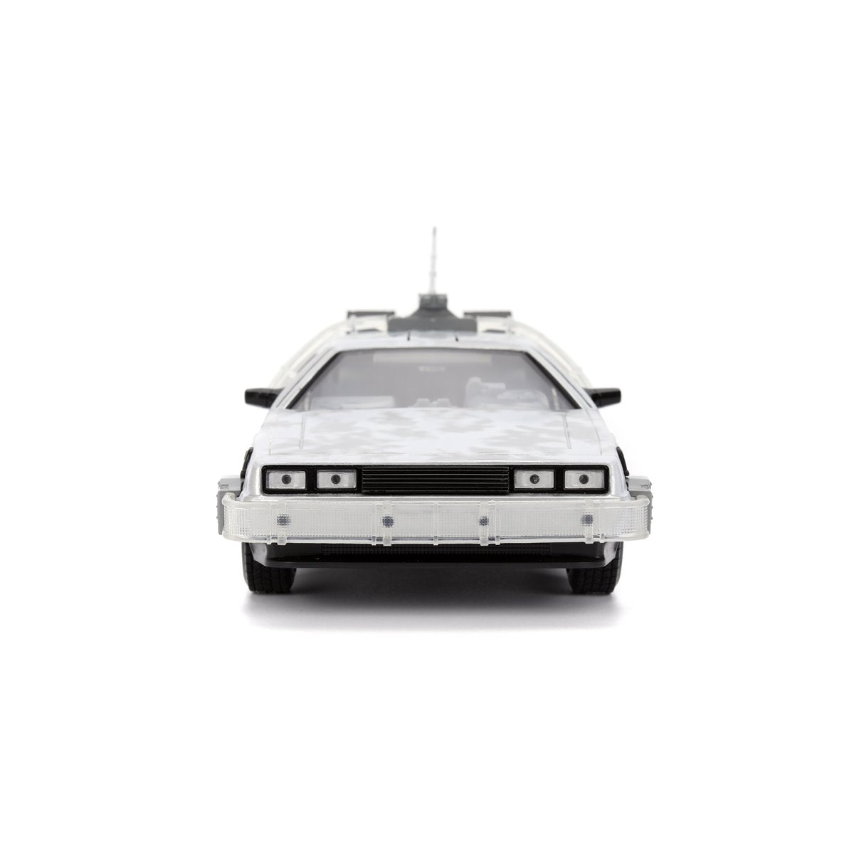 Hollywood Rides Back to the Future Time Machine Frosted 1:24 Die-Cast Metal Vehicle