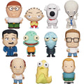 FOX TV Animation Characters 3D Foam Bag Clip Display Case of 24