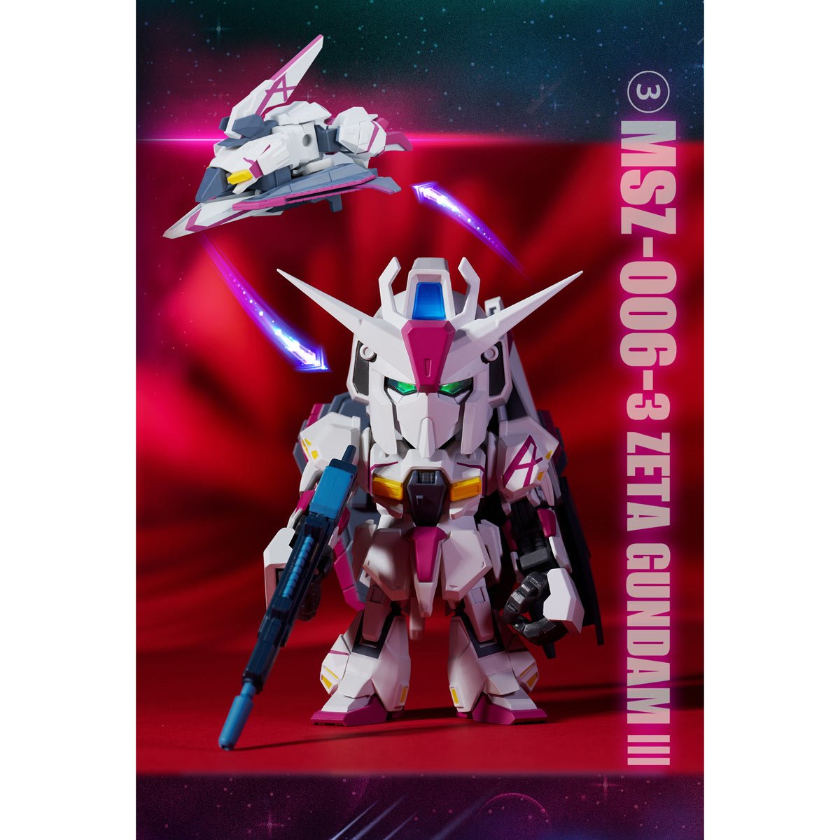 Zeta Gundam Transformation QMSV Mini Q MSV Mini-Figure Case of 8