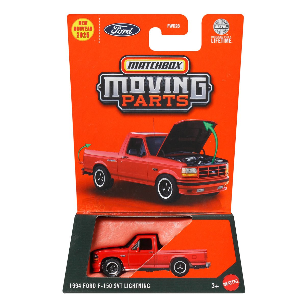 Matchbox Moving Parts 2025 Mix 7 Vehicles Case of 8