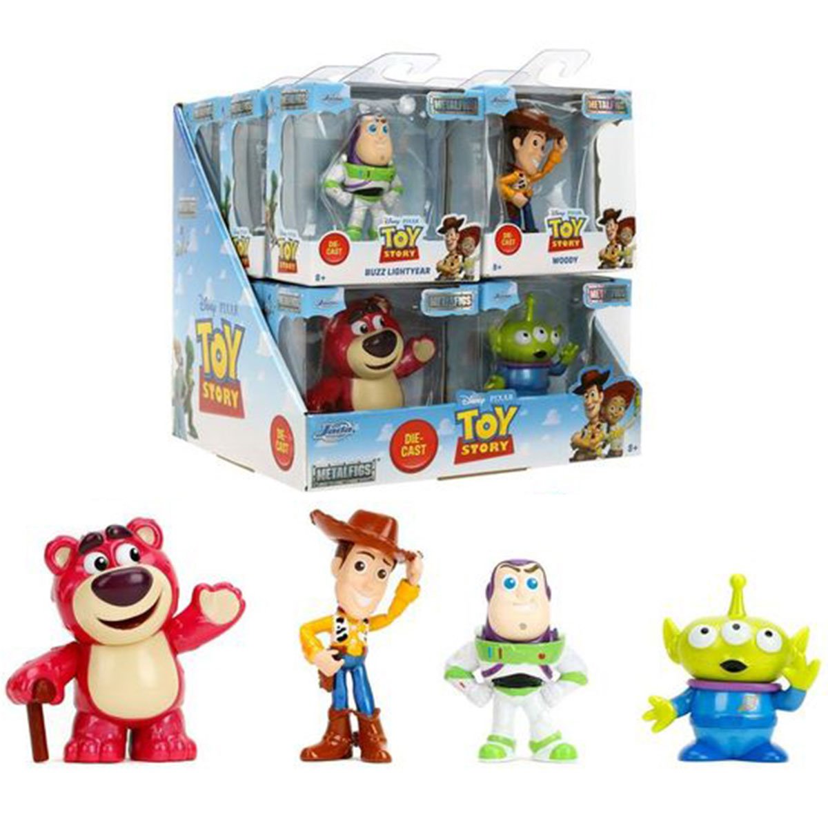Toy Story Wave 1 MetalFigs 2 1/2-Inch Die-Cast Metal Mini-Figure Set of 4