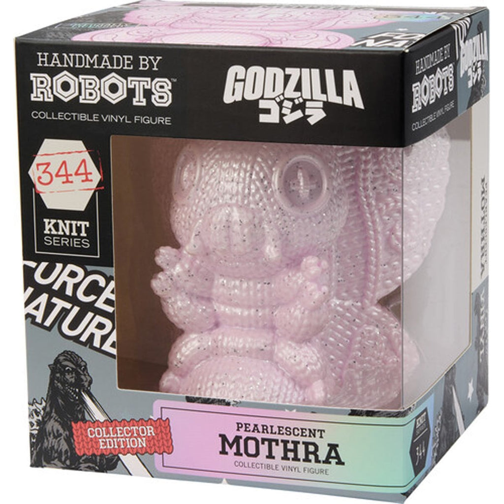 Godzilla Mothra #344 Pearlescent Glitter Handmade By Robots Vinyl Figure