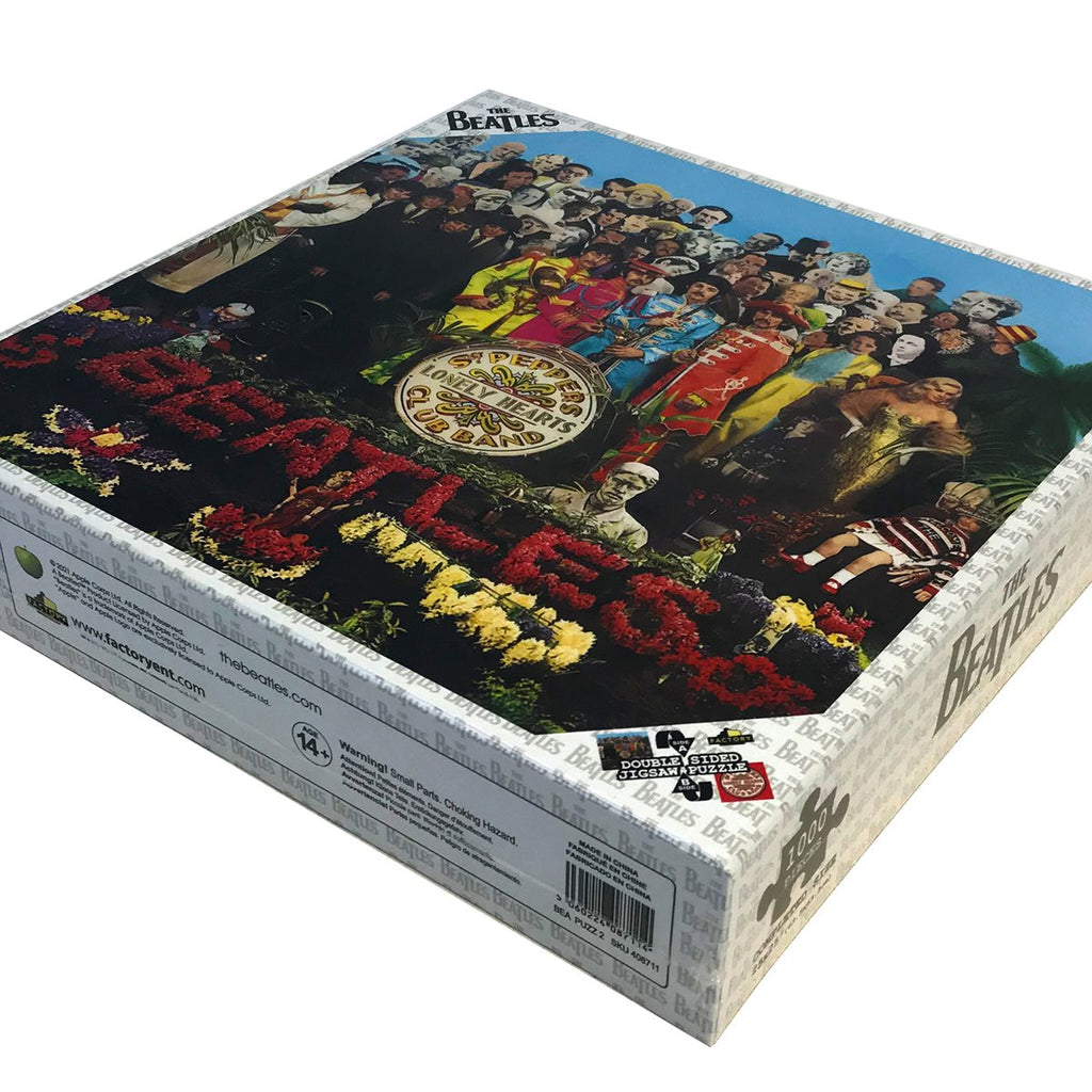 The Beatles Sgt Pepper Double Sided Album Art 1,000-Piece Jigsaw Puzzle