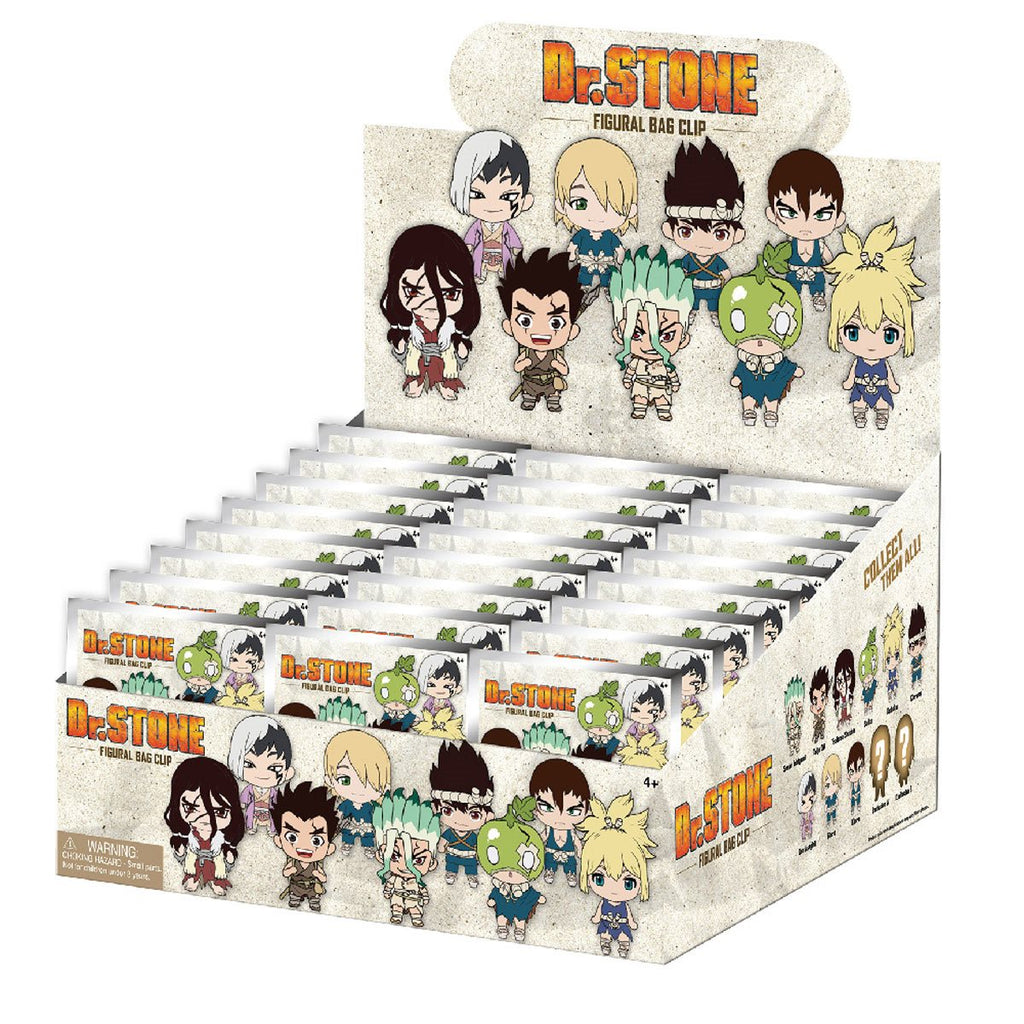 Dr. Stone Series 1 3D Foam Bag Clip Random 6-Pack